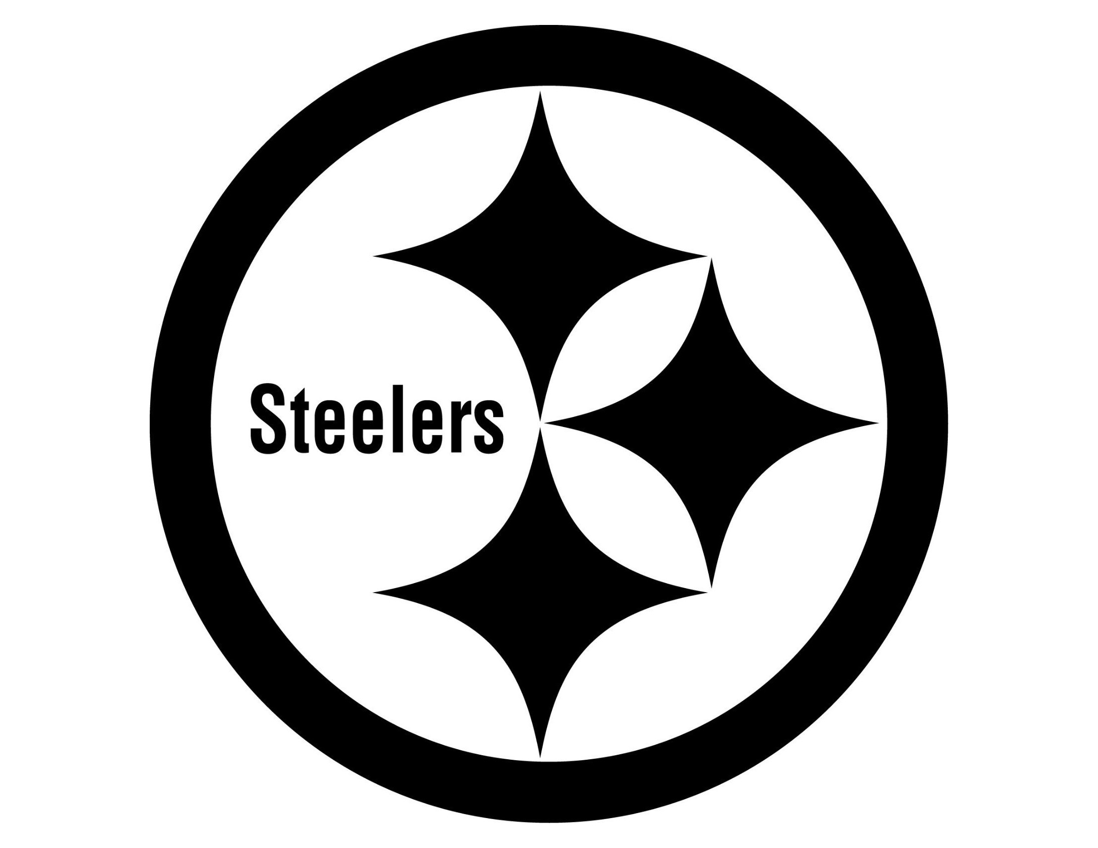 4. Steelers Logo Nail Art Decals - wide 1