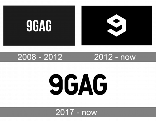 9gag Logo history