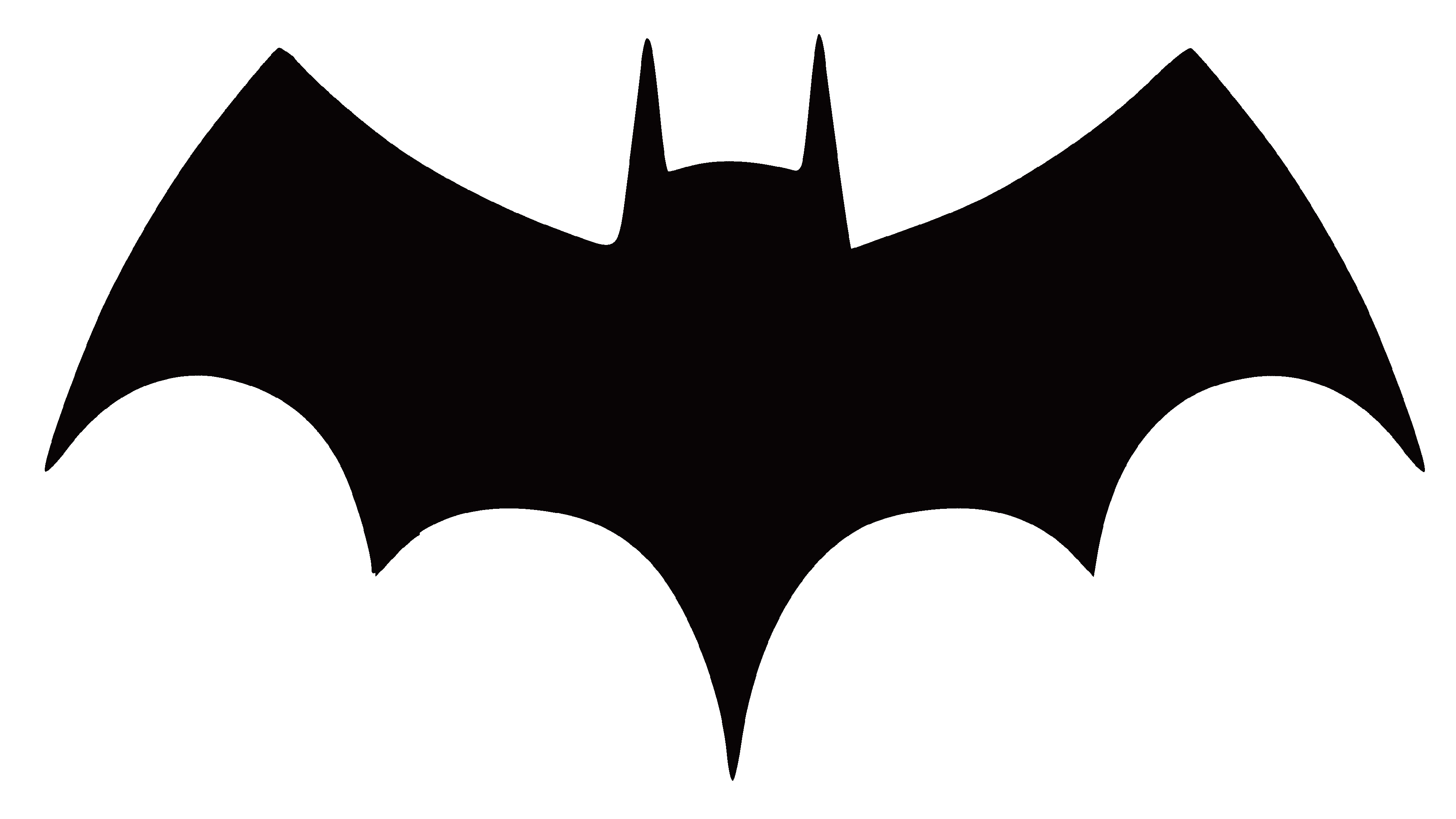 2 Piece Batman Logo / Symbol Oval Shapes Pair Various Sizes 2mm MDF Wood. 