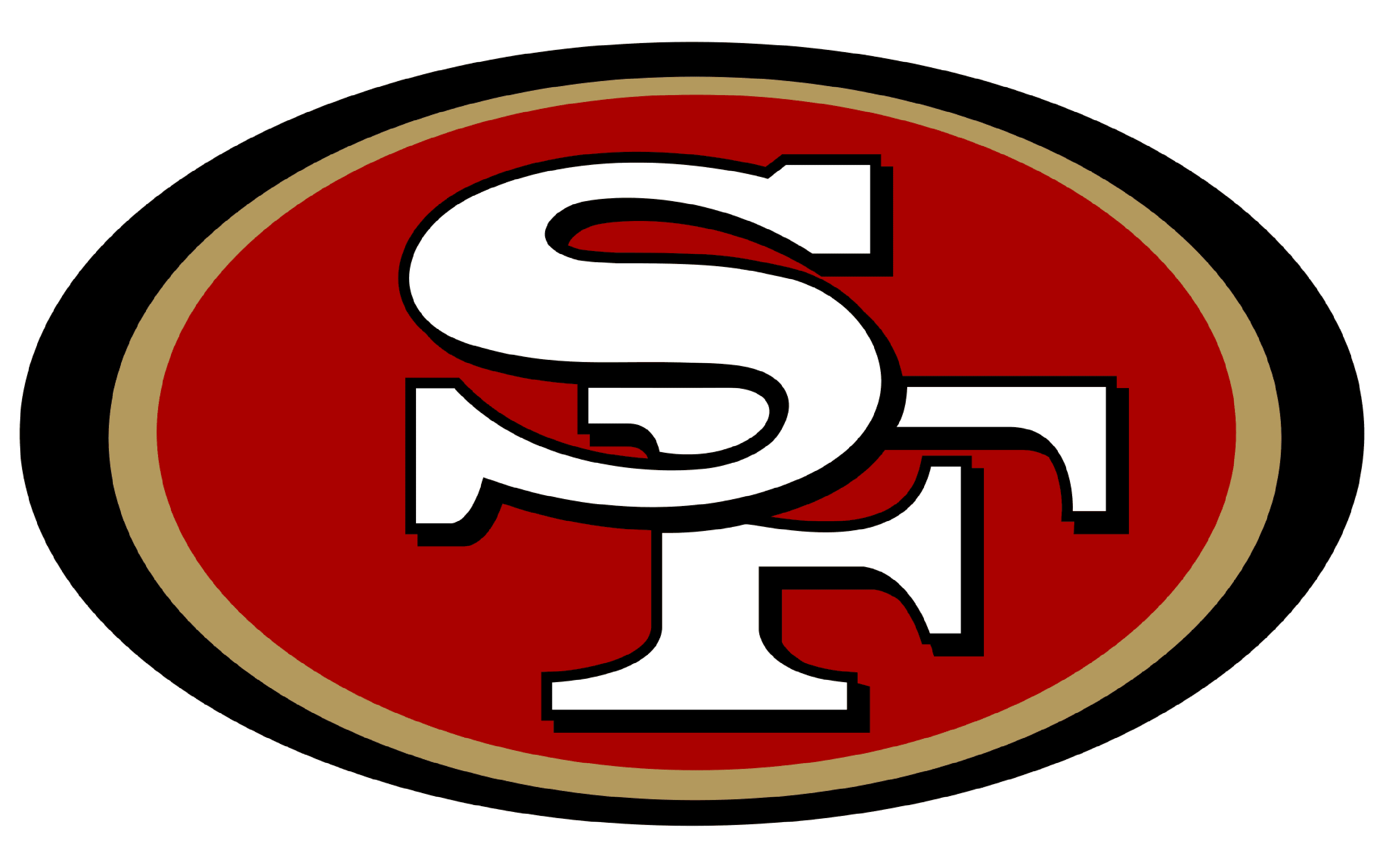 Download 800 49ers logo white background For sport designs and posters
