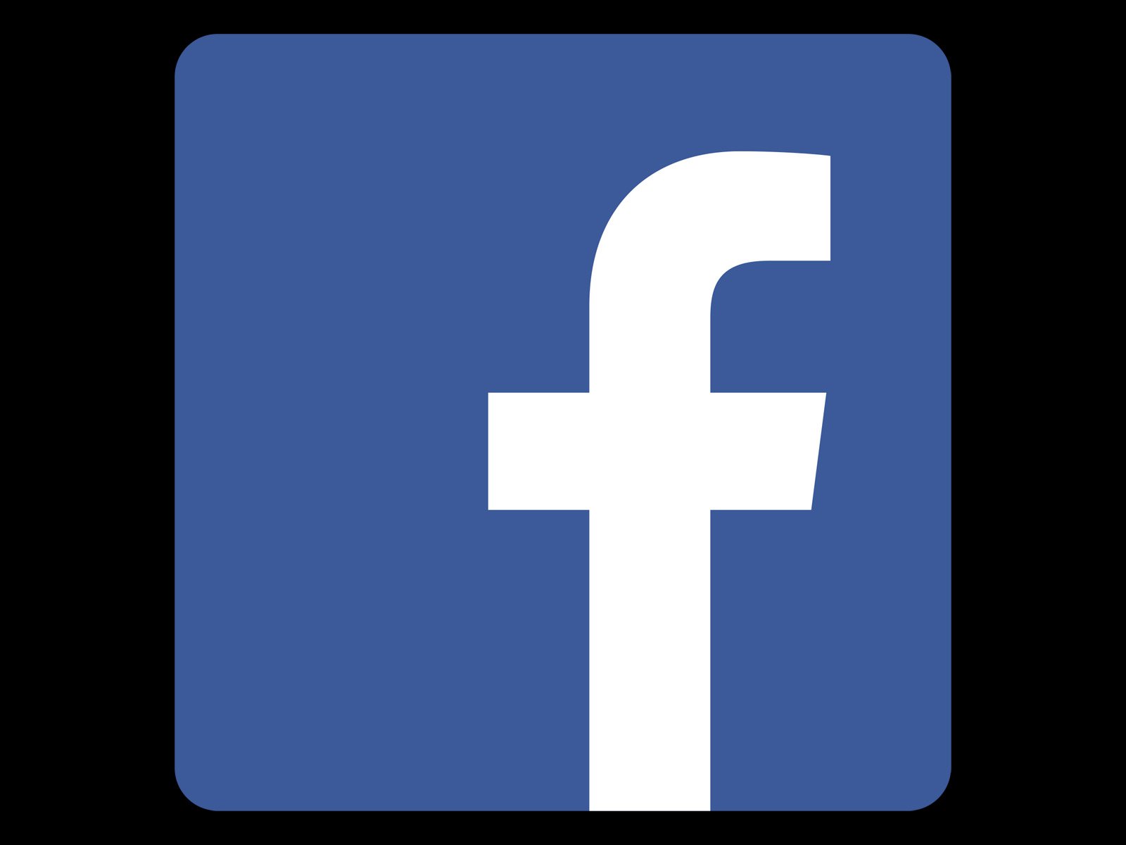 Facebook Logo Black Background