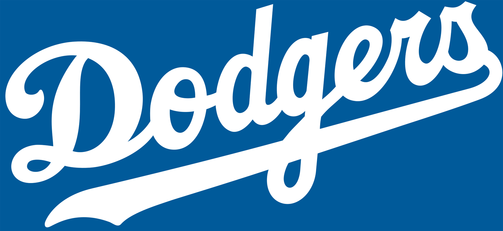 Font Los Angeles Dodgers Logo.