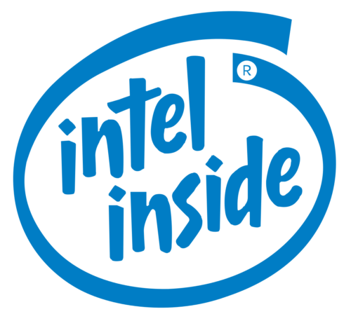 Color of the Intel Logo