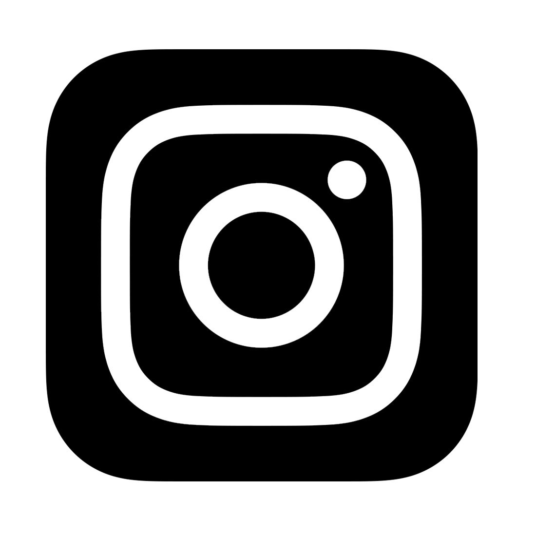 instagram logo png black white no background