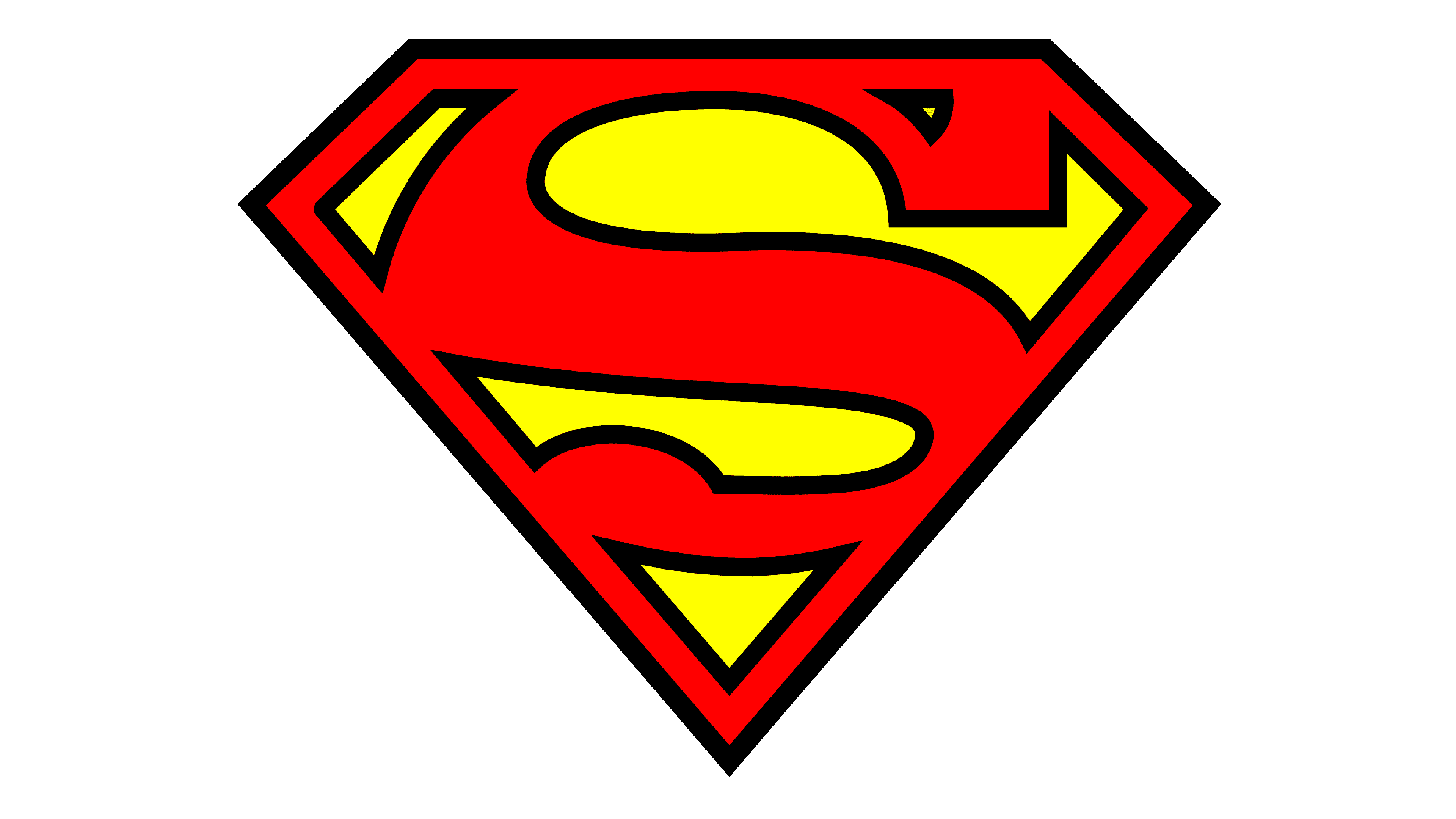 Superman logo and symbol meaning history PNG brand