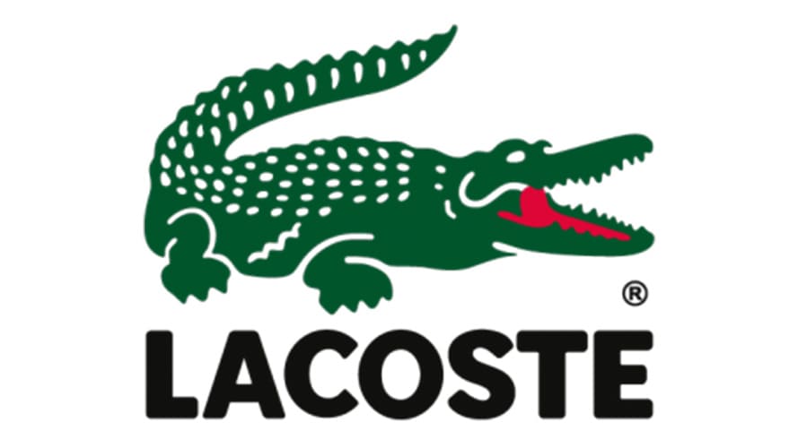 lacoste and crocodile logo
