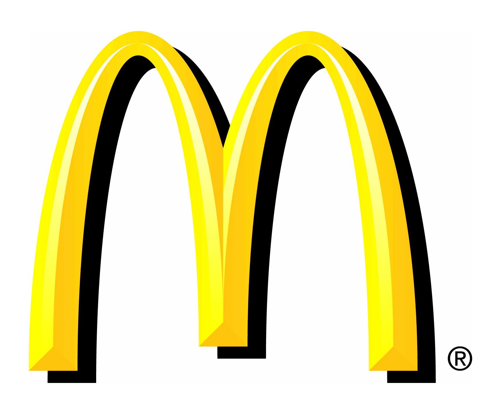 Срисовать логотип макдональдс