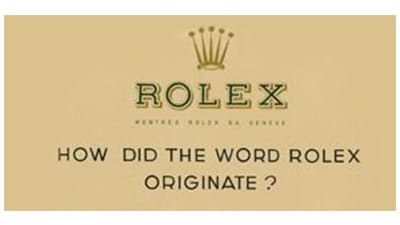 Rolex Logo 1905