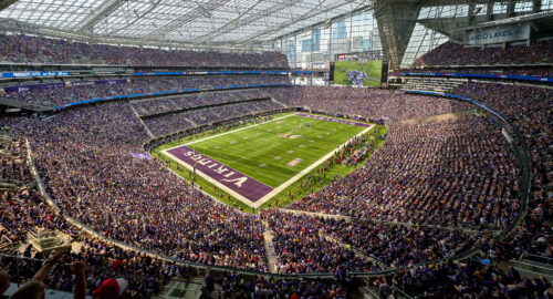 Home field Minnesota Vikings