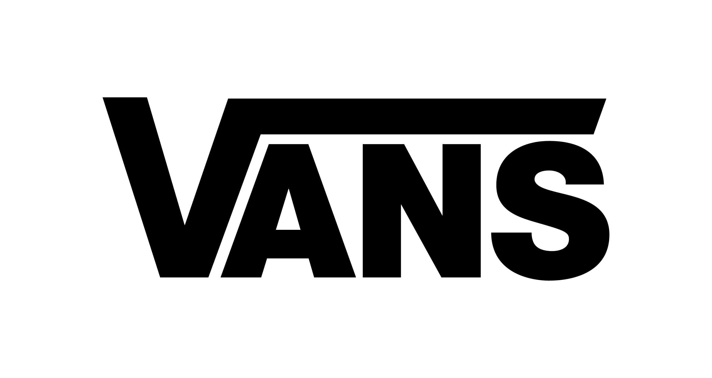 black and white vans logo