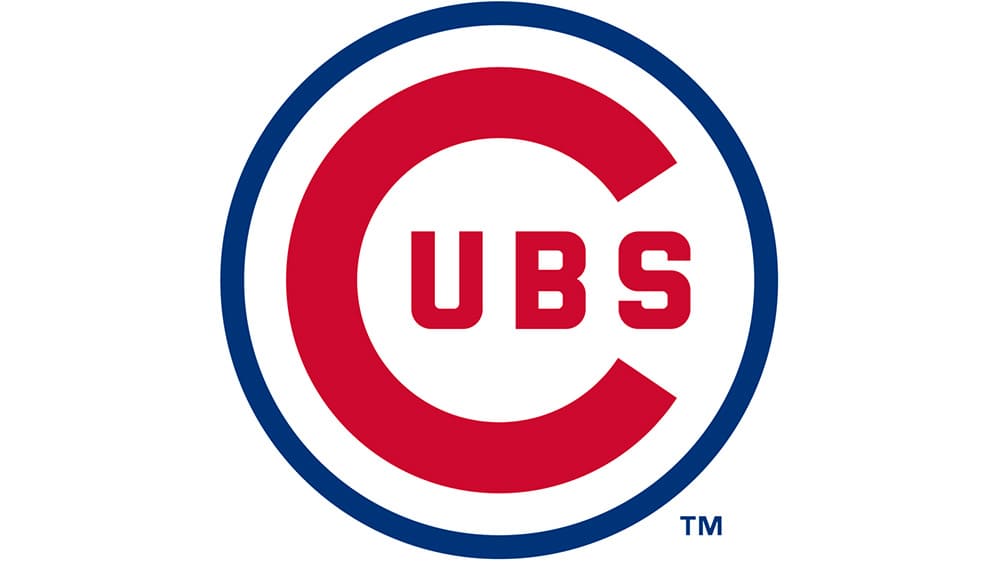 Chicago Cubs - State Team Color Logo Sign