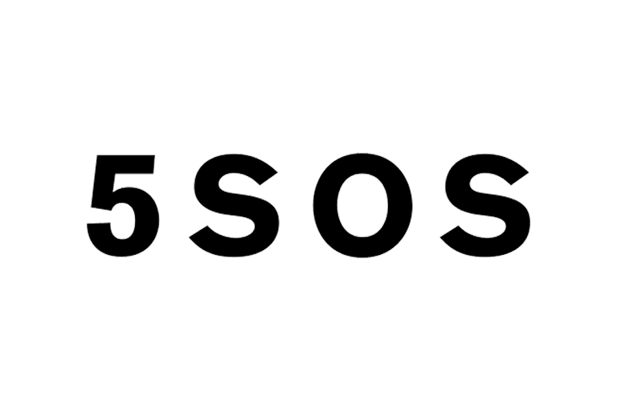 5sos logo white background