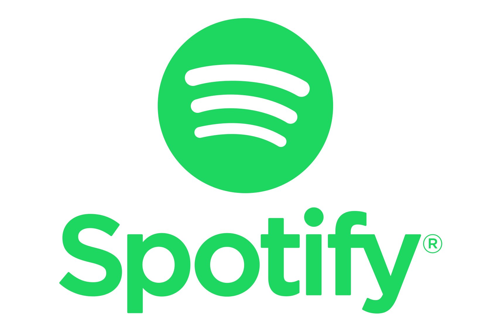 Spotify icon. Green Spotify logo. Spotify vector logo on isolated