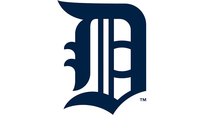 Detroit Tigers 8” x 32” Hanging Team Logo Evolution Banner