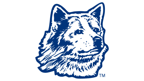 UConn Huskies Logo 1970
