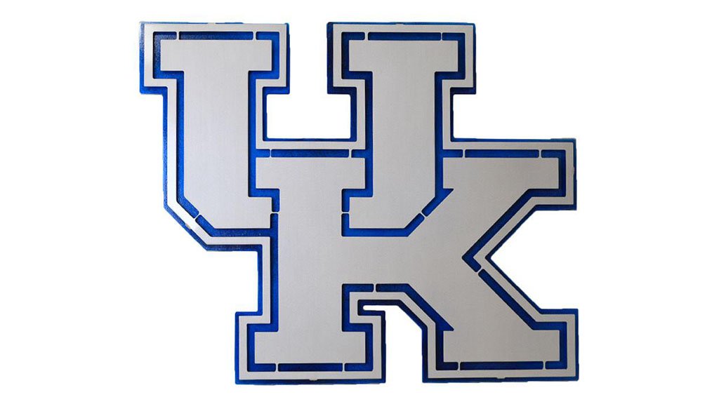 Kentucky Wildcats Team Streifen Logo Gestrickt Winter Schal Neu NCAA TS10 