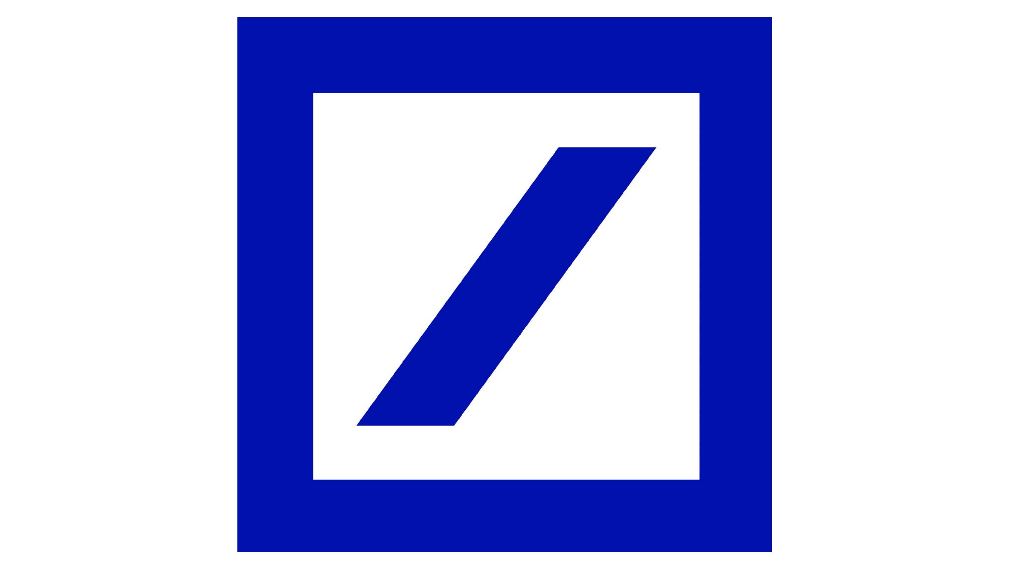 Na ag. Deutsche Bank логотип.