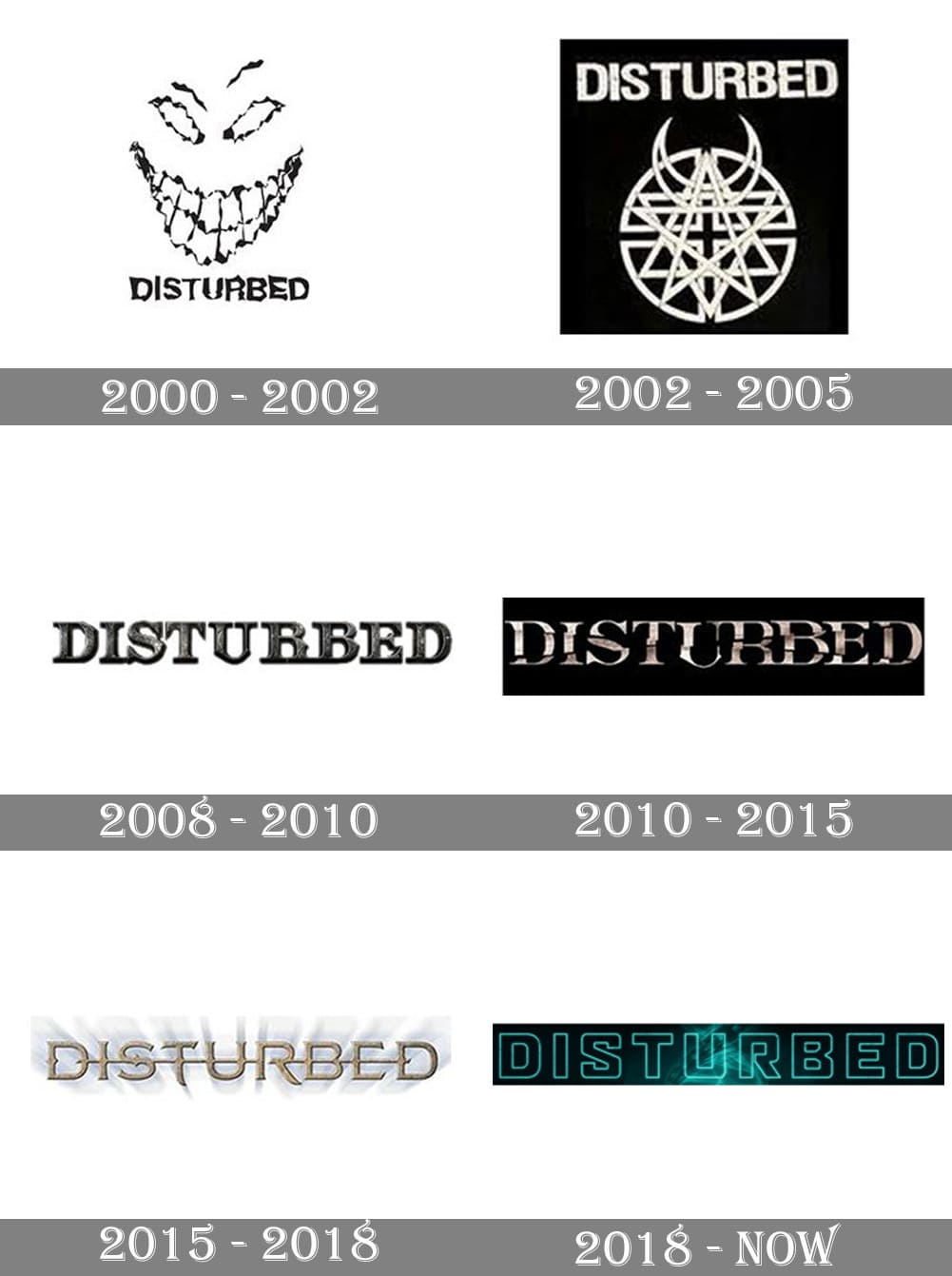 Disturbed Logo And Symbol Meaning History PNG Brand