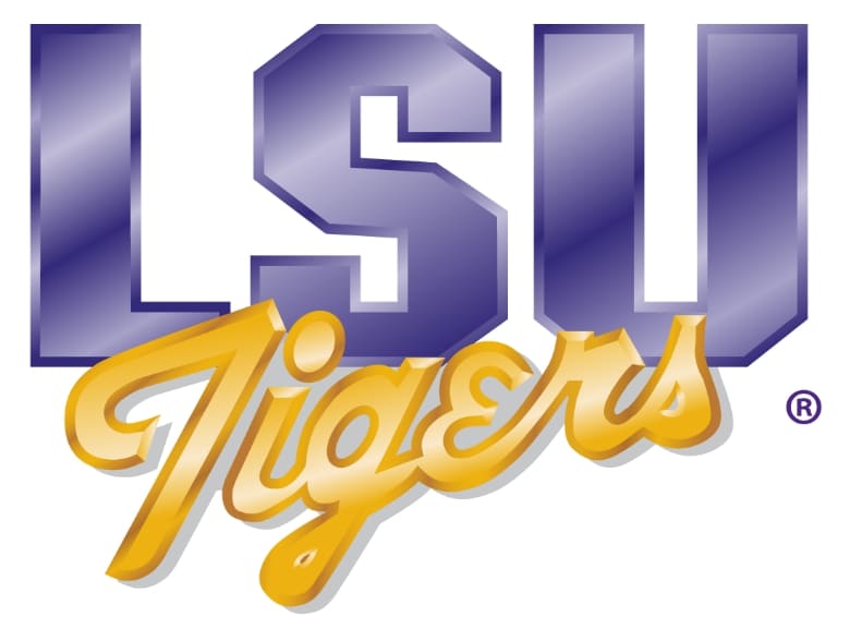 lsu tigers logo font