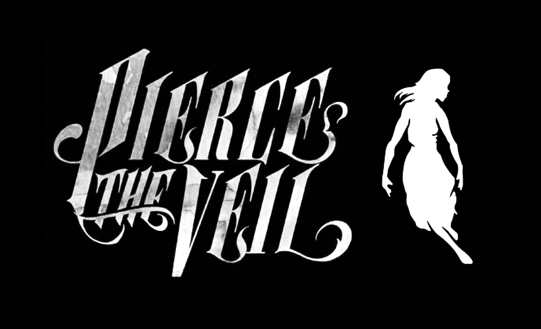 The Pierce the Veil wordmark that appeared on the cover of the 'Selfis...