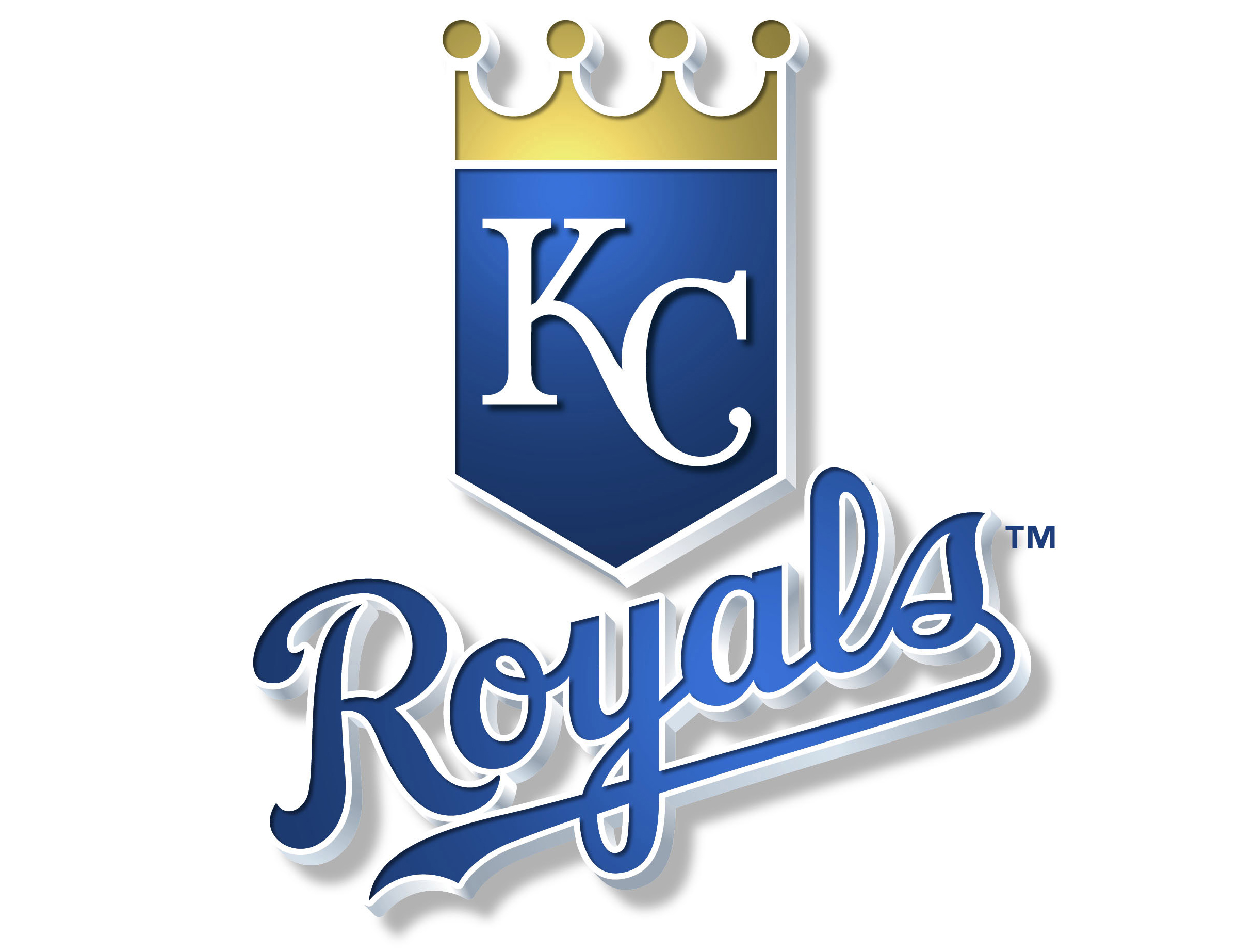 Official Kansas city royals major league baseball team logo 2023 T
