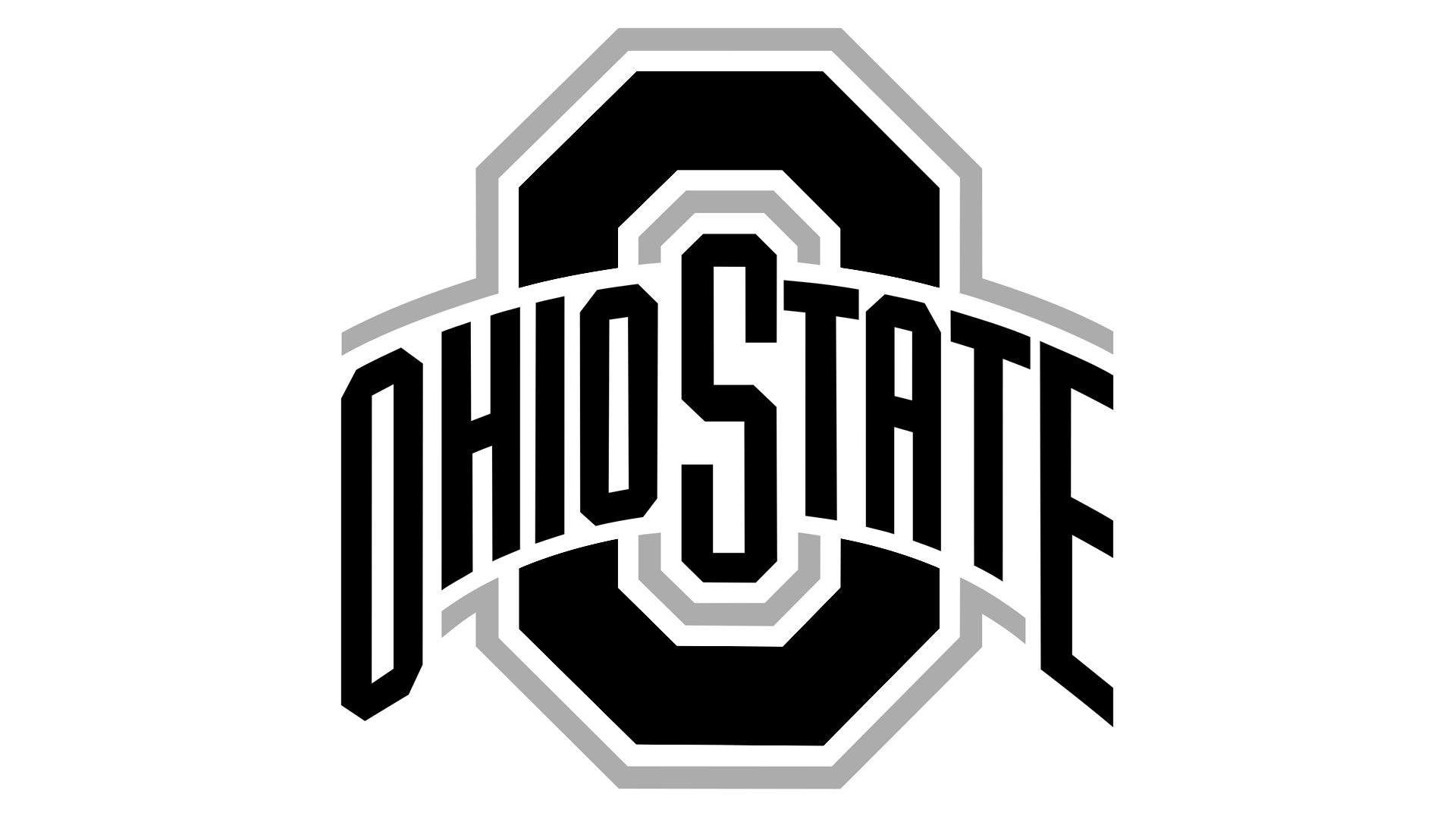 ohio state logo black
