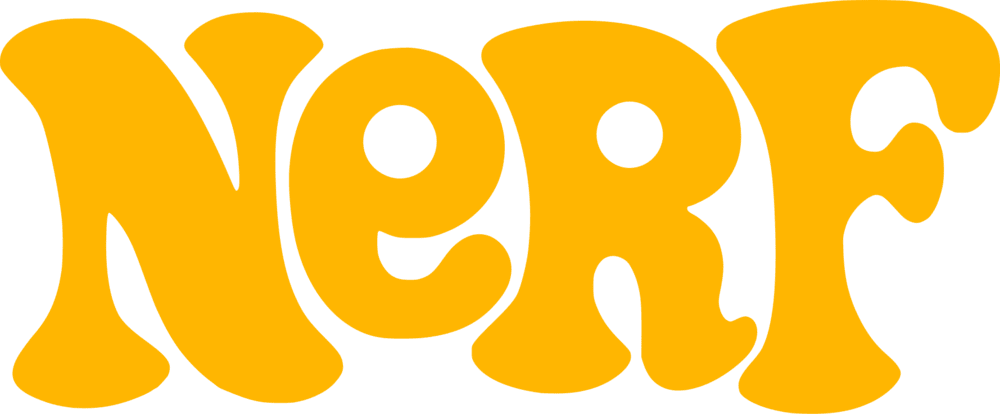 NERF logo, symbol  history and evolution 
