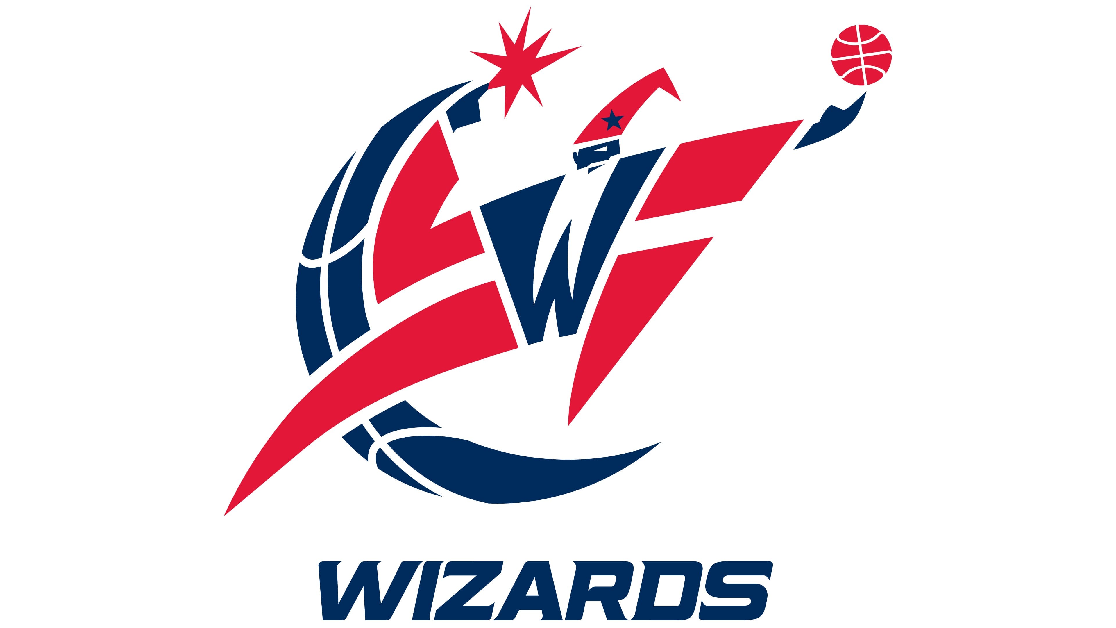 Washington Wizards NBA Basketball Official Team Logo and Wordmark Post –  Sports Poster Warehouse