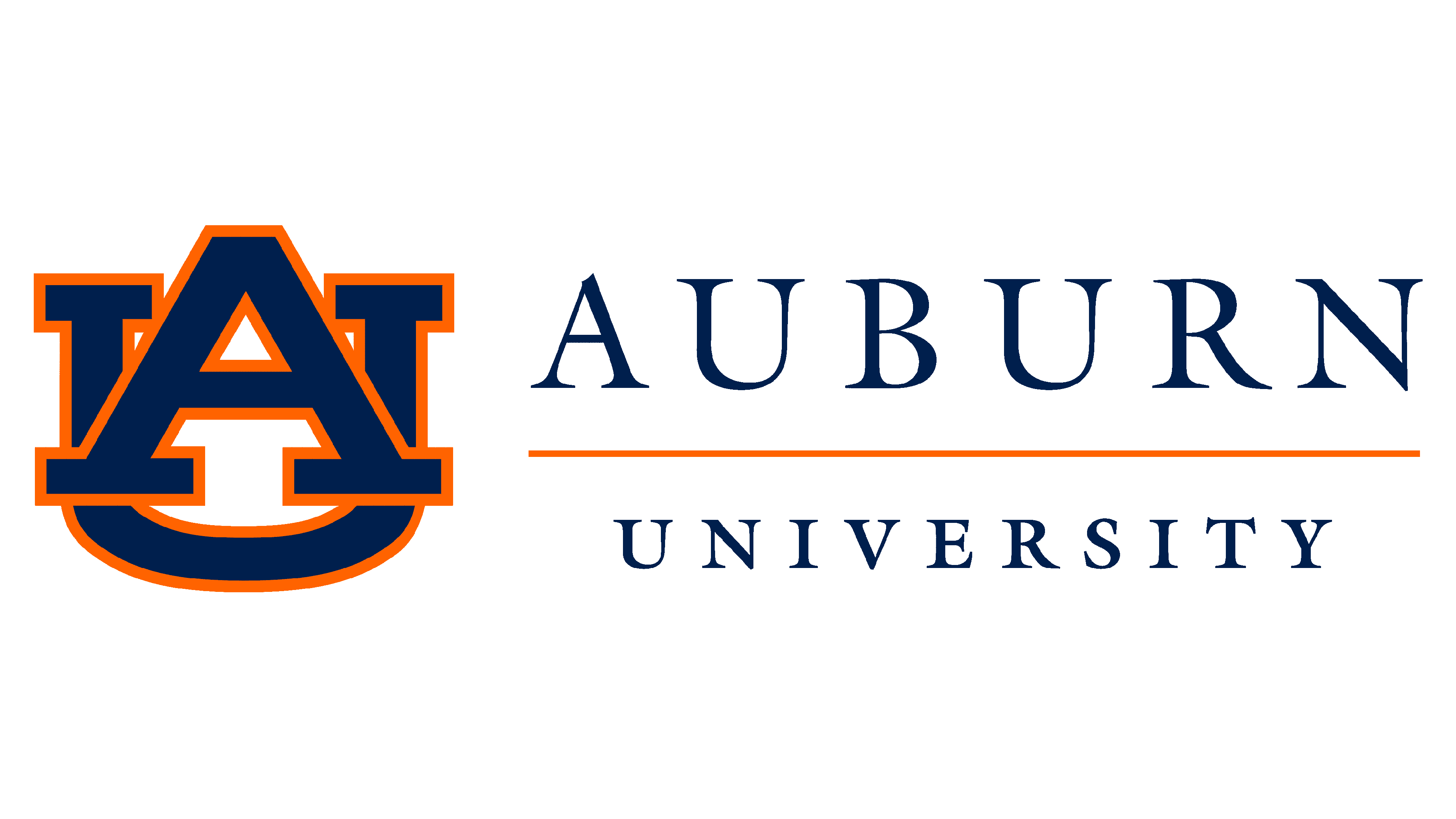 auburn university logo black and white