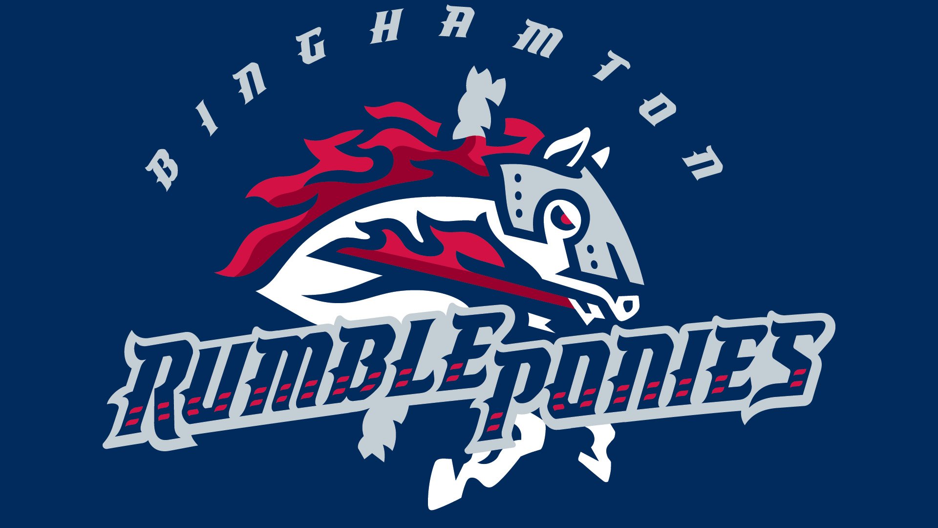 Binghamton Rumble Ponies Logo and symbol, meaning, history, PNG, brand