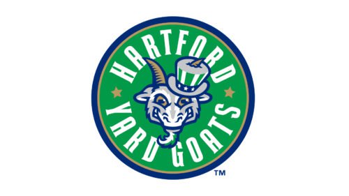 Hartford Yard Goats logo baseball