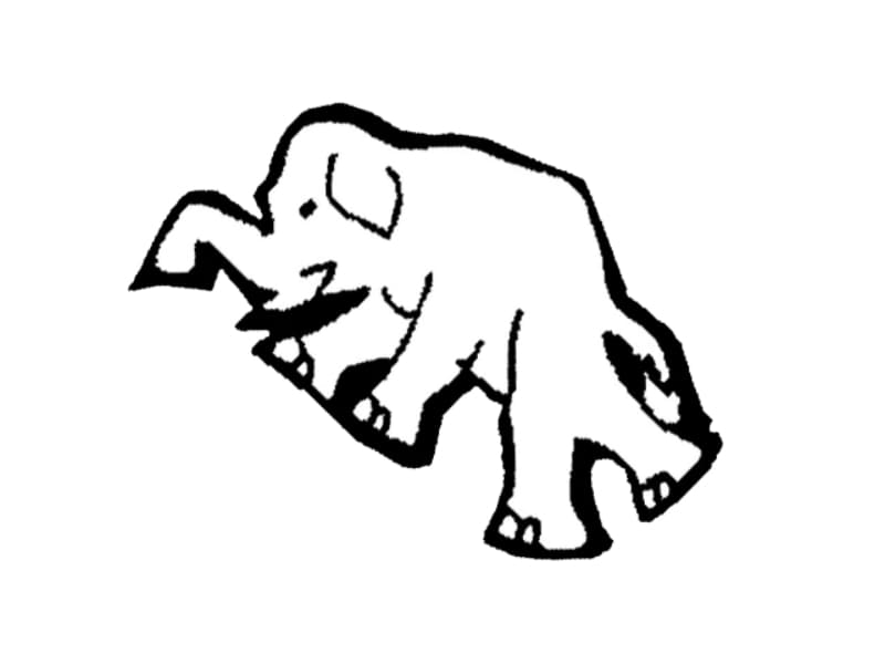 Oakland Athletics elephant logo origin