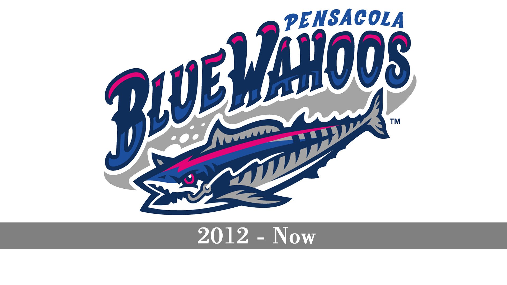 Pensacola Blue Wahoos Logo history.