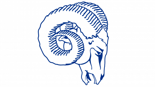 Los Angeles Rams Logo 1975