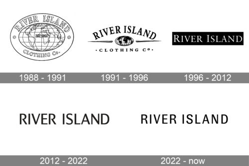 River Island Logo history