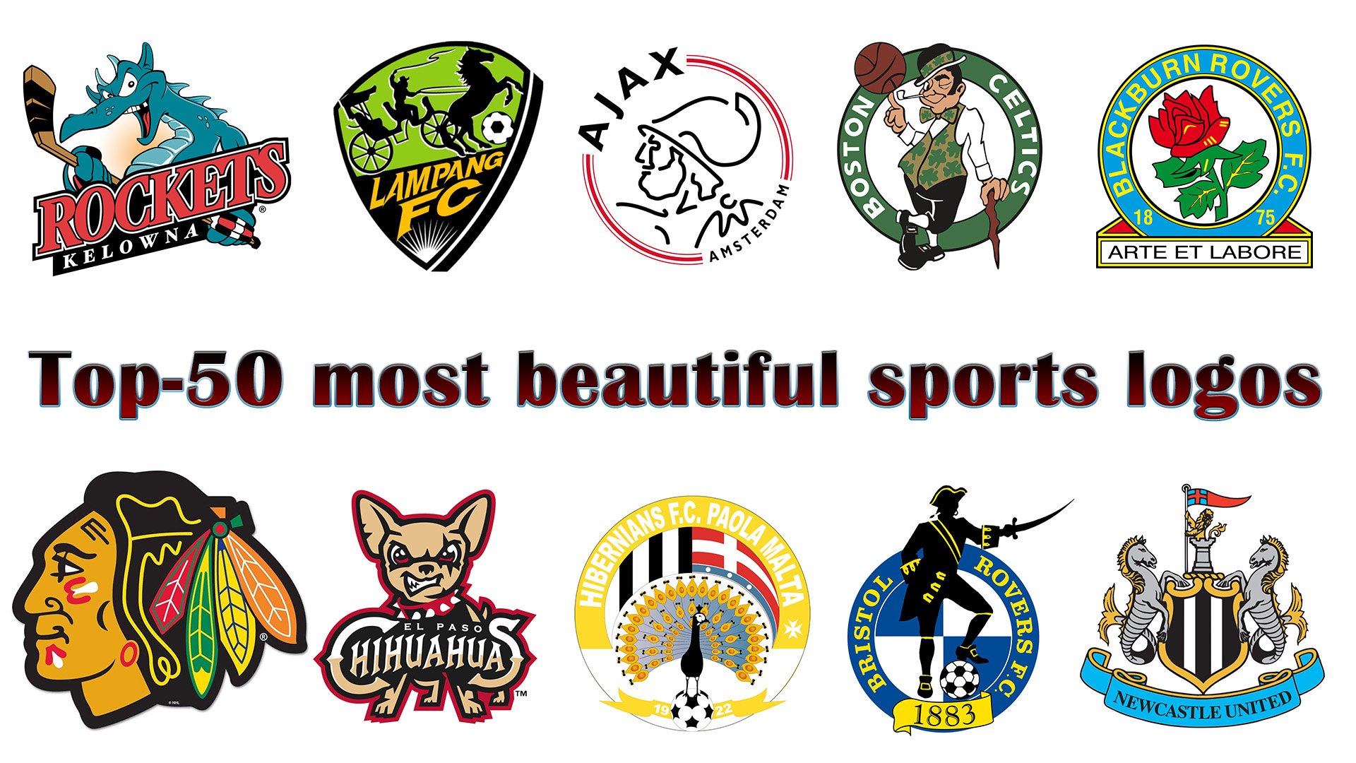 Top-50 Most Beautiful Sports Logos