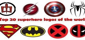 Top 20 superhero logos of the world