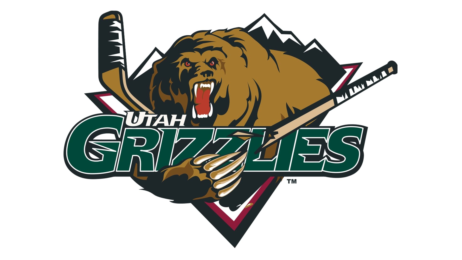 Utah Grizzlies Hockey Puck