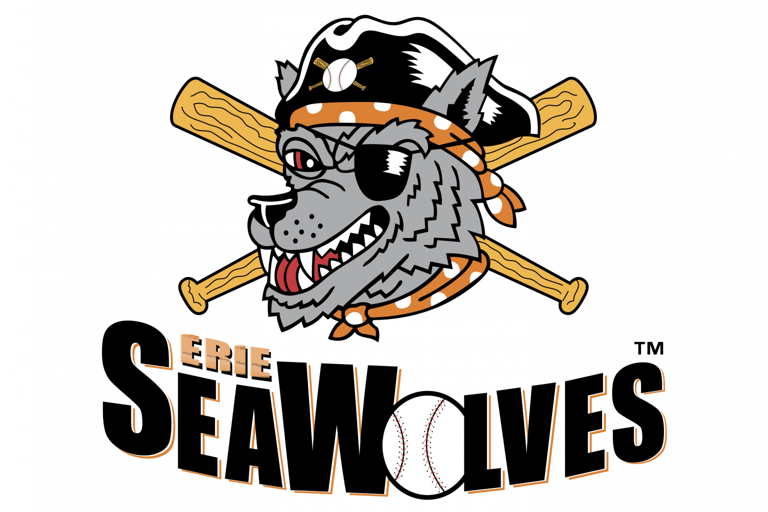Erie SeaWolves Logo and symbol, meaning, history, PNG, brand