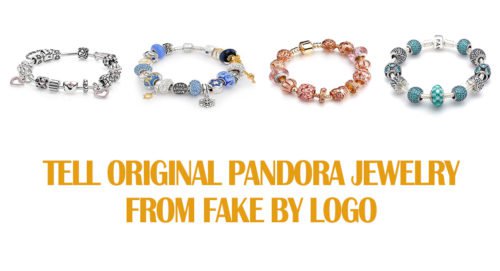 Tell original pandora jewelry from fake by logo