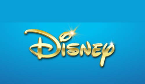 Walt Disney logo gold
