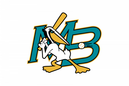Myrtle Beach Pelicans Logo 1999