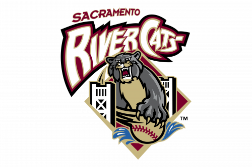 Sacramento River Cats Logo 2000