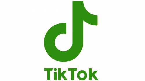 green tiktok logo