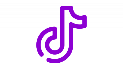 purple tiktok logo