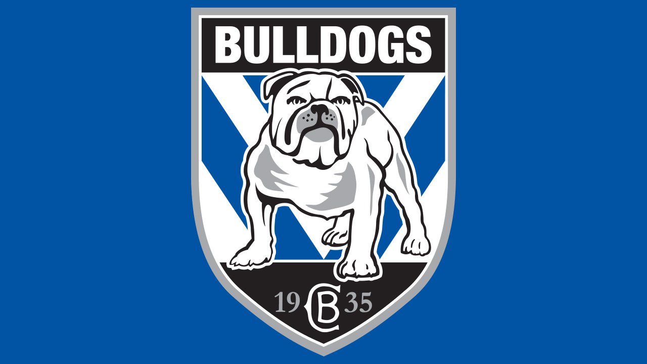 2 x Canterbury Bulldogs émail badges 
