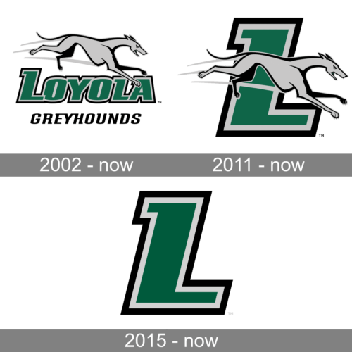 Loyola-Maryland Greyhounds Logo history