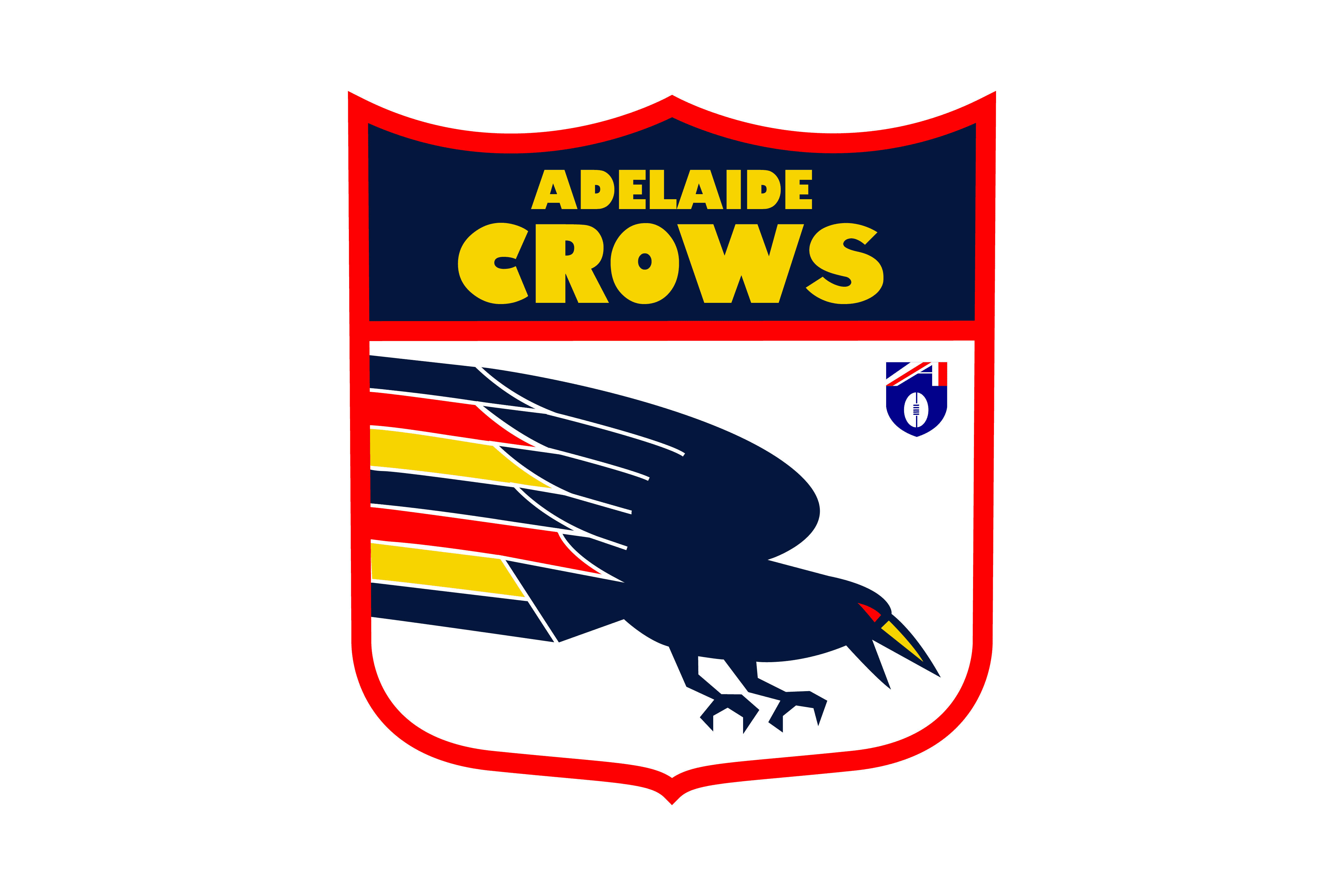 Adelaide Crows logo AFL Sheet Set 143TCAFL FootballSingle 