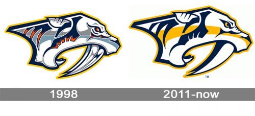 Nashville Predators Logo history