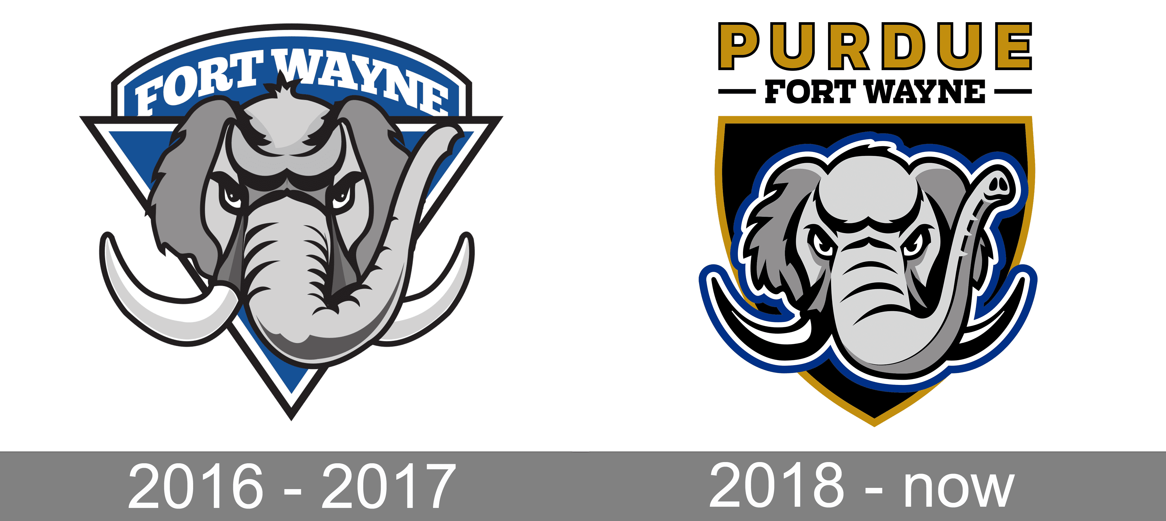 Purdue Fort Wayne Mastodons Logo and symbol meaning history PNG brand